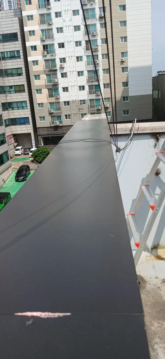 파고라 후레싱 시공 현장